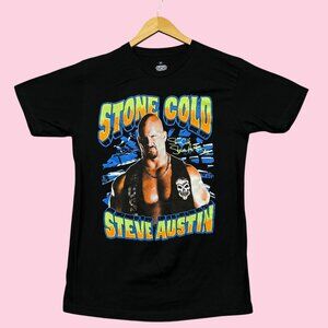 WWE Legends Stone Cold Steve Austin Expect no Mercy Tee M
